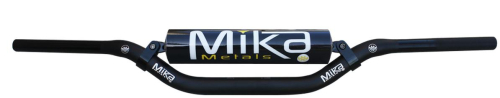 Mika Metals - Mika Metals 7/8in. Handlebar - RC/Honda Stock/Kawasaki Stock Bend - Black Pad - MK-78-RC-BLACK