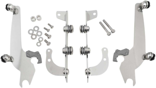 Memphis Shades - Memphis Shades Trigger-Lock Mount Kit for Sportshield Windshields - Polished - MEM8918