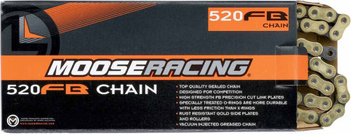 Moose Racing - Moose Racing 520 FB O-Ring Chain - 100 Links - 1222-0099