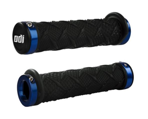 ODI - ODI ATV Xtreme Lock-On Grips - Black - Blue Clamp - J30XTB-U