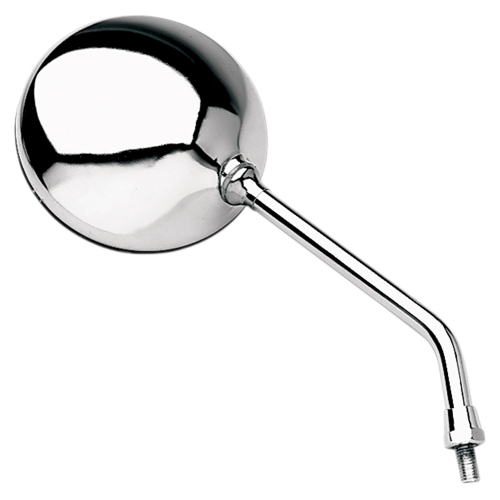Emgo - Emgo Universal Round Mirror - Long Stem - Chrome-Plated - Either - 20-35200