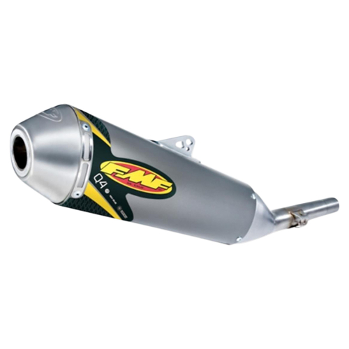FMF Racing - FMF Racing Q4 Spark Arrestor Slip-On - Stainless Midpipe - 042320