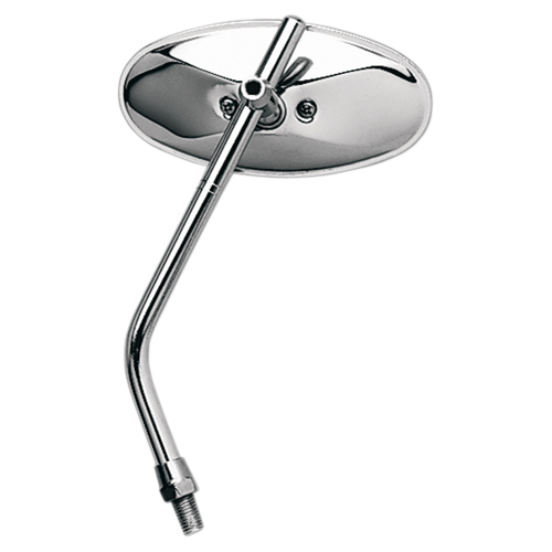 Emgo - Emgo Universal Oval Mirror - Chopper - Die-Cast - 10mm Thread - Either - 20-34834