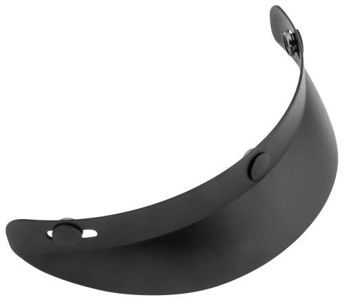 Echo - Ecom - Echo - Ecom 3 Snap Short Visor - Flat Black - 01-003