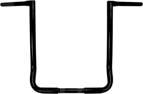 LA Choppers - LA Choppers 1-1/4in. Twin Peaks Touring Bagger Handlebar - 18in. - Black Powdercoat - LA-7361-18B