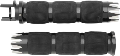 Avon Grips - Avon Grips Excalibur Air Cushioned Grips - Black Anodized - MT-IN-AIR-90A-E