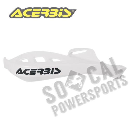 Acerbis - Acerbis Rally Profile Handguard with Mounting Kit - White - 2205320002