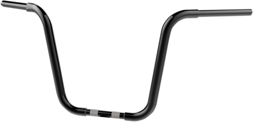 Khrome Werks - Khrome Werks 1-1/4in. Fat Bobber-Style Ape Hanger Handlebar - 14in. - Black - 300877