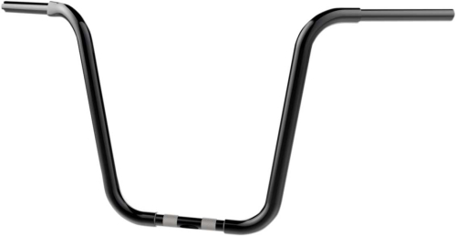 Khrome Werks - Khrome Werks 1-1/4in. Fat Bobber-Style Ape Hanger Handlebar - 16in. - Black - 300878
