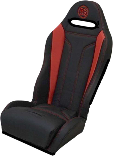 BS Sand - BS Sand Performance Seat - Double T - Black/Red - PEBURDBTC