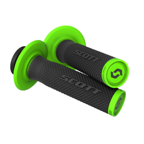 Scott USA - Scott USA Scott SX II Lock On Grips - Black/Green - 292452-1043222