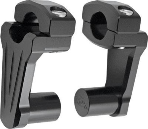 Rox Speed FX - Rox Speed FX Pivoting Handlebar Riser - 2in. Rise - Black - 4R-P2CC01