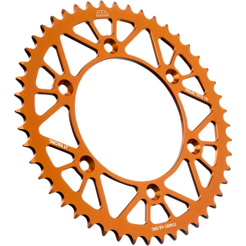 JT Sprockets - JT Sprockets RaceLite Aluminum Rear Sprocket - 48T - JTA897.48ORG