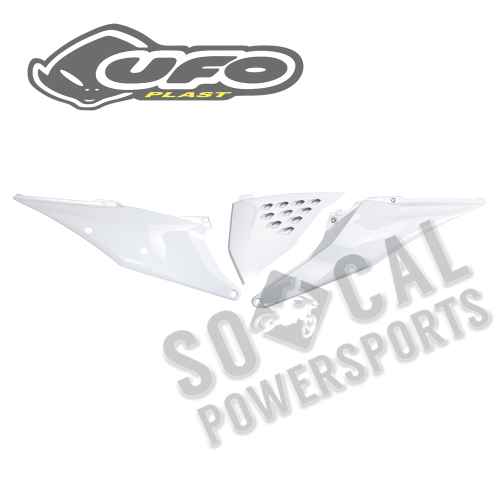 UFO Plastics - UFO Plastics Vented Side Panels - 20 KTM White - KT05004-042