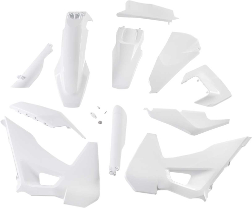 Acerbis - Acerbis Full Plastic Kit - White - 2791536811