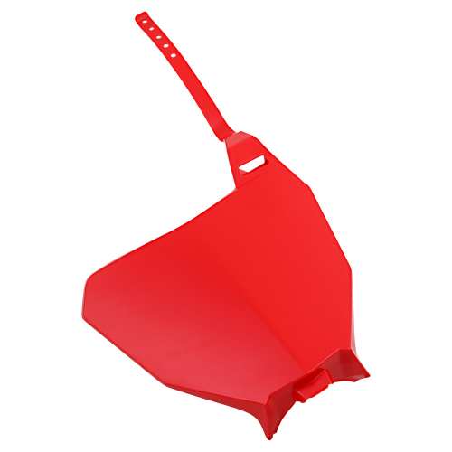 Acerbis - Acerbis Front Number Plate - Red - 2780390227