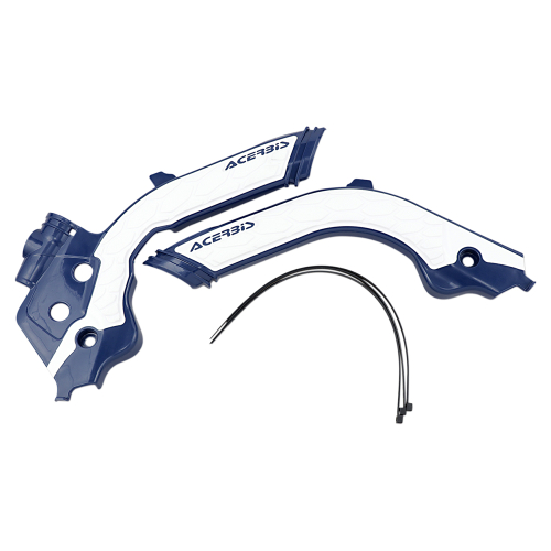 Acerbis - Acerbis X-Grip Frame Guard - Blue/White - 2733451006
