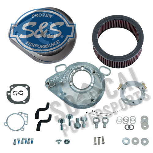 S&S Cycle - S&S Cycle Teardrop Air Cleaner Kit - Black - 170-0304B