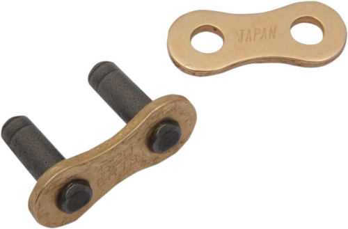 D.I.D - D.I.D Rivet Connecting Link for 520 ERT3 Chains - Gold - 520ERT3-ZJ