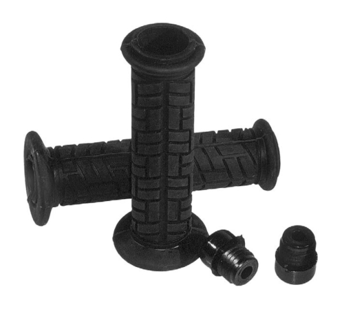 Emgo - Emgo Superbike Grips with End Plugs - 7/8in. x 130mm - XF-3-59-87033