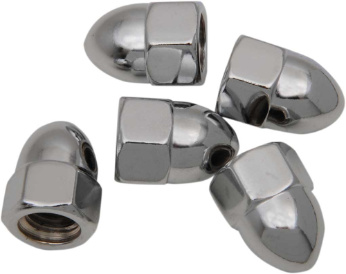 Drag Specialties - Drag Specialties Chrome Acorn Nuts- 1/2in.-13 - MPB111