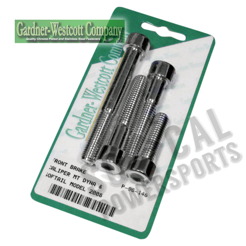 Gardner-Westcott - Gardner-Westcott Front Caliper Mounting Allen Bolt Kit - Polished - P-96-146