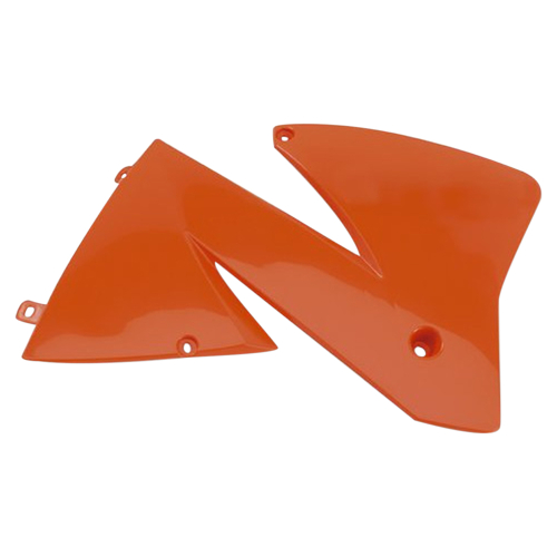 Acerbis - Acerbis Radiator Shrouds - KTM Orange - 2043670237