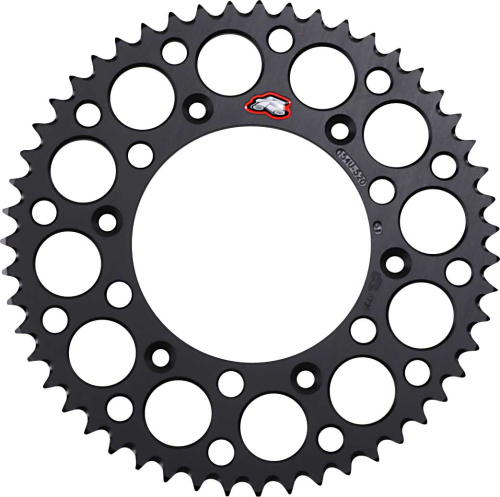Renthal - Renthal Ultralight Rear Sprocket - Black - 51T - 154U-520-51-BK