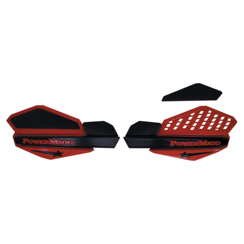 Powermadd - Powermadd Star Series Handguards - Red/Black - 34202