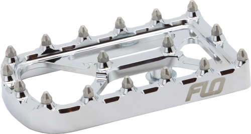 Flo Motorsports - Flo Motorsports Universal Touring Brake Pedal Pad - Chrome - HDBP-TIP CR