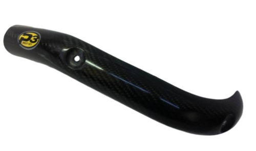 P3 - P3 Header Heat Shield - Carbon Fiber - 201101