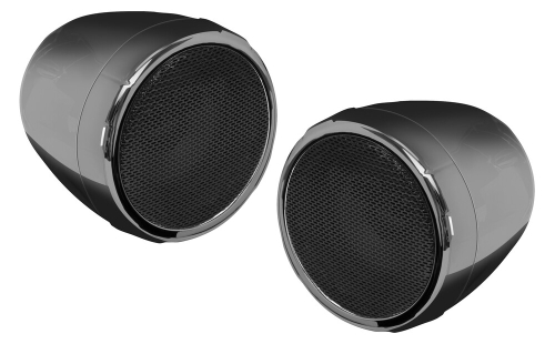 Boss Audio - Boss Audio Two Speakers Kit - 3in. - Black/Chrome - MCBC425BA