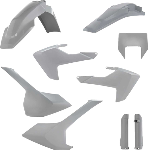 Acerbis - Acerbis Full Plastic Kit - Gray - 2733430011