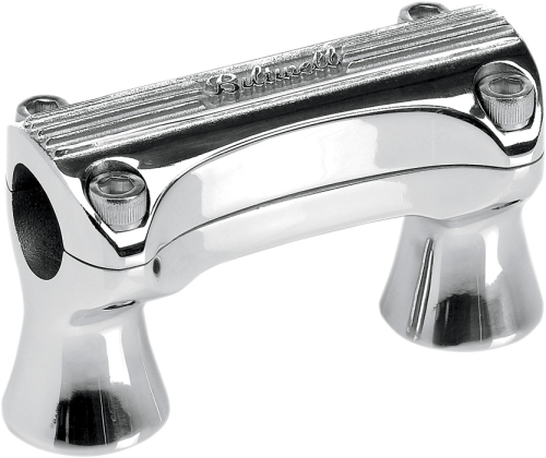 Biltwell Inc. - Biltwell Inc. 2in. Thunder Riser - Raw Polished - ER-175-SS-PS