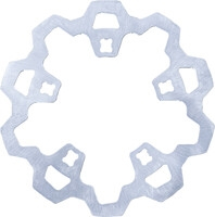 Lyndall Racing Brakes - Lyndall Racing Brakes Enforcer One Piece Rotor - Silver - 3-230