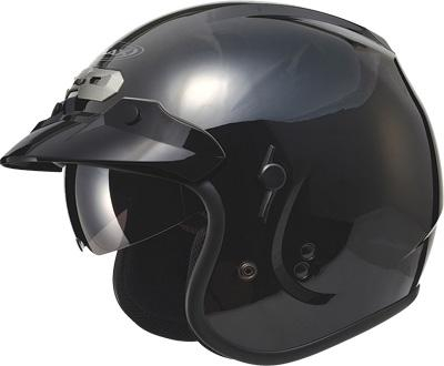 G-Max - G-Max GM32S Solid Helmet - G1320023 - Black - X-Small