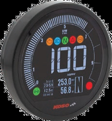 Koso North America - Koso North America DL-04 Multifunction Meter - BA077201