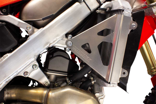 Works Connection - Works Connection Radiator Braces - Silver - 18-710