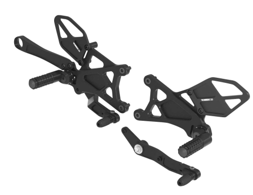 Vortex - Vortex Adjustable Rear Set Version 2 - Black - RS671K