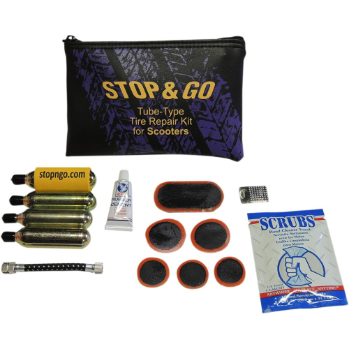 Stop & Go International - Stop & Go International Scooter Tube-Type Tire Repair and Inflation Kit - TTRK1