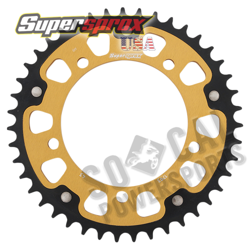 Supersprox - Supersprox Stealth Rear Sprocket - 43T - RST-1793-43-GLD