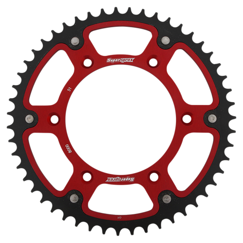 Supersprox - Supersprox Stealth Rear Sprocket - 51T - RST-8000-51-RED