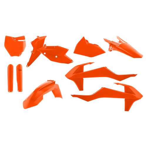Acerbis - Acerbis Full Plastic Kit - 16 Orange - 2421065226