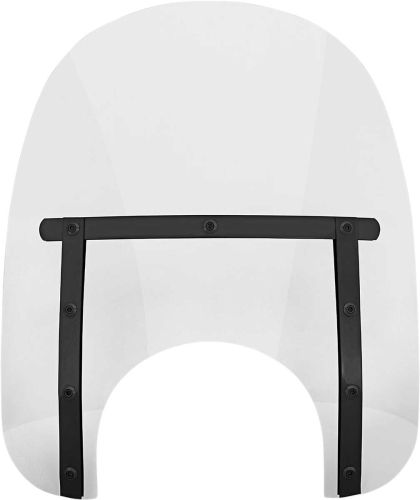 Memphis Shades - Memphis Shades Memphis Slim Windshield (9in. Cutout) - 15in. - Night Shades Clear - MEB4120