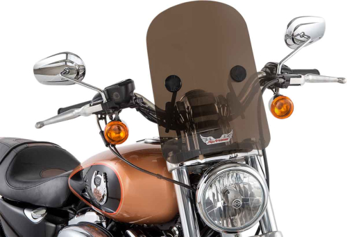 Slipstreamer - Slipstreamer HD-3 Tombstone Windshield - Smoke - HD-3-SMOKE