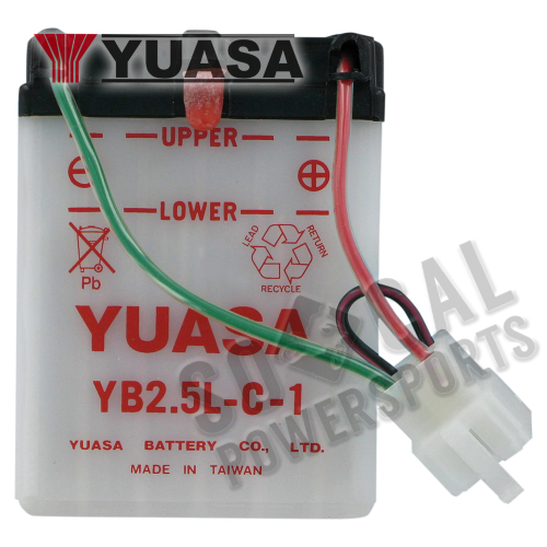 Yuasa - Yuasa Yumicron Battery - YB2.5L-C-1 - YUAM22LC1