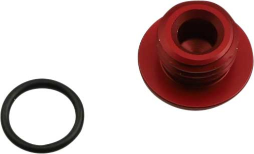 Works Connection - Works Connection Oil Filler Plug - Red - 24-001