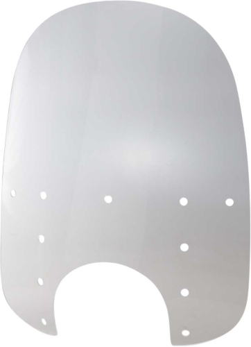 Memphis Shades - Memphis Shades Replacement Plastic for Fats Windshield (9in. Cutout) - 21in. - Clear - MEP3810