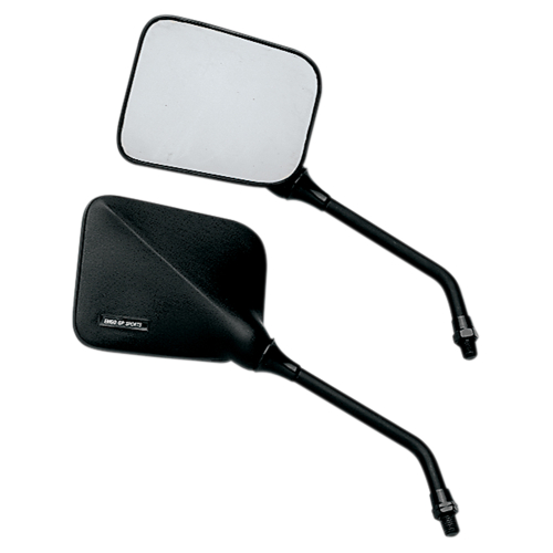 Emgo - Emgo Universal Rectangular Mirror - GP Sport 10mm Thread -  Both - 20-46220