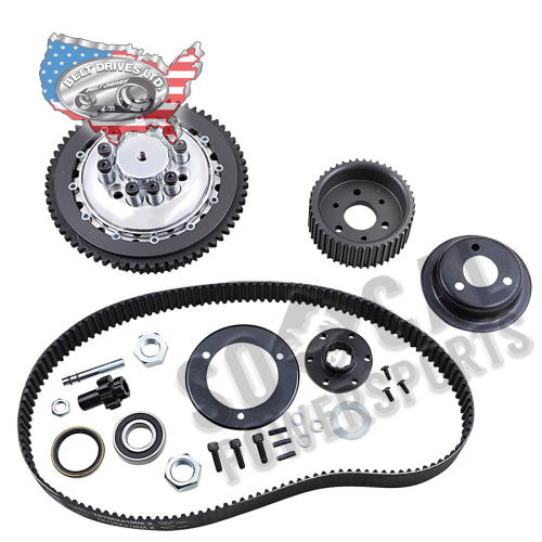 Belt Drives Ltd - Belt Drives Ltd 8mm Belt Drives with Lockup Clutch - 1-5/8in. Systems - EVBB-2SL